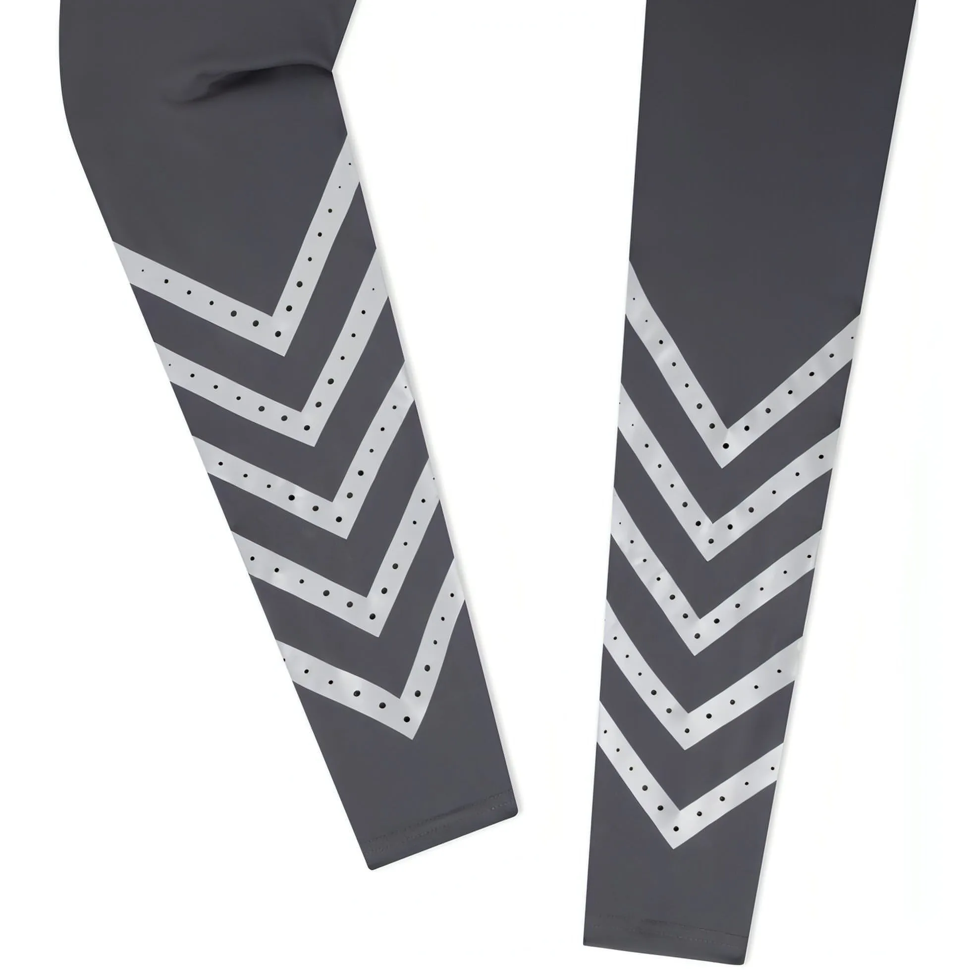 TCA Laser Tech Reflective Womens Long Running Tights - Grey