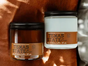 TEXAS STATE OF MIND - Leather & Smoke Candle