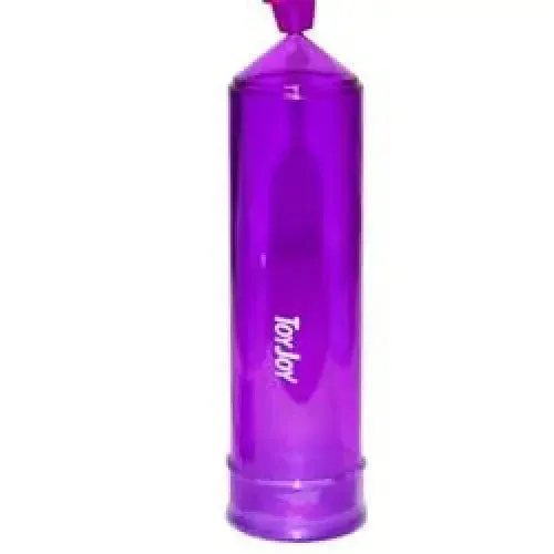 Toy Joy 8-inch Purple Penis Pump with Powerful Suction