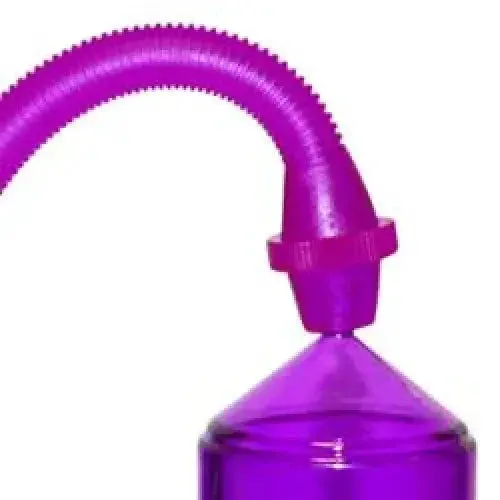 Toy Joy 8-inch Purple Penis Pump with Powerful Suction