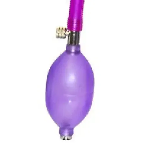 Toy Joy 8-inch Purple Penis Pump with Powerful Suction