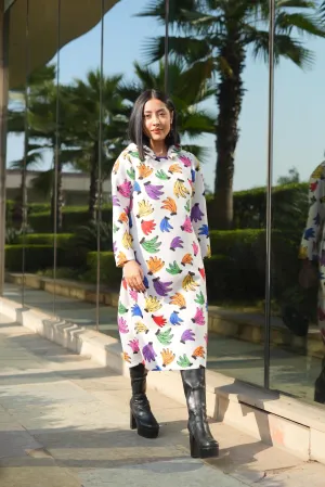 URBAN MONKEY HOODIE DRESS