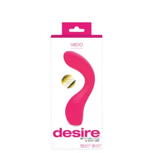 Vedo Desire Rechargeable G-Spot Vibe - Pink
