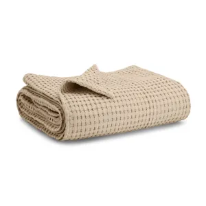 Waffle Blanket | Nude