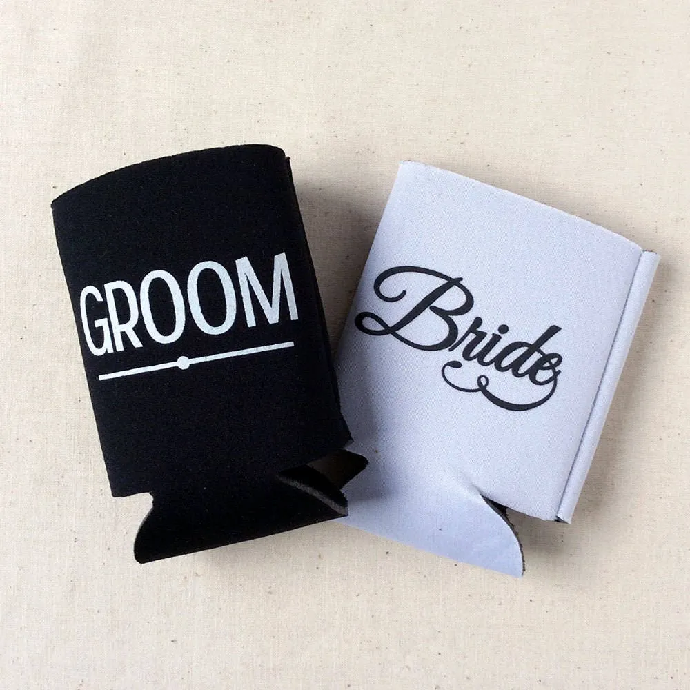 Wedding Can Cooler #131R - To Have and To Hold