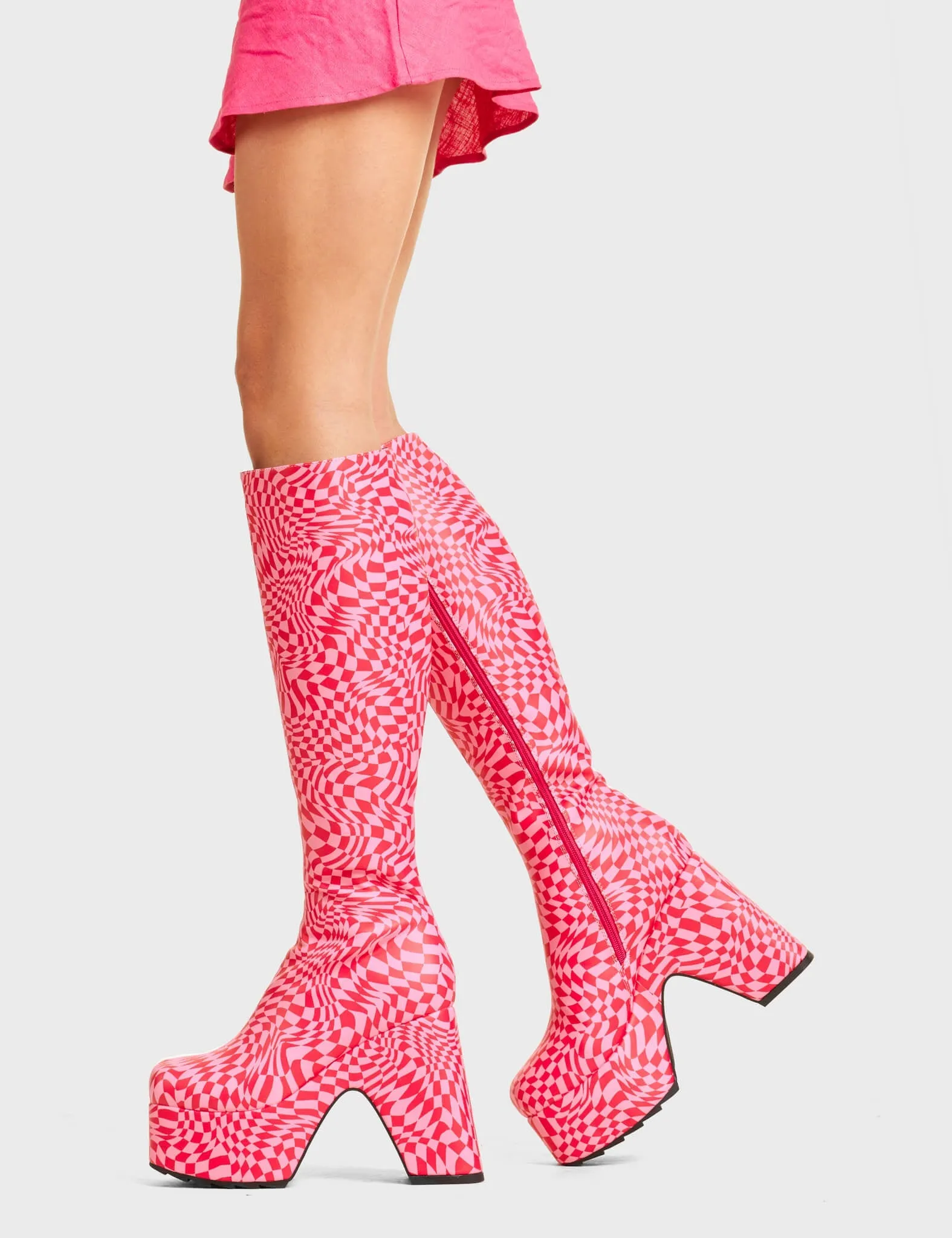 Willpower Platform Knee High Boots