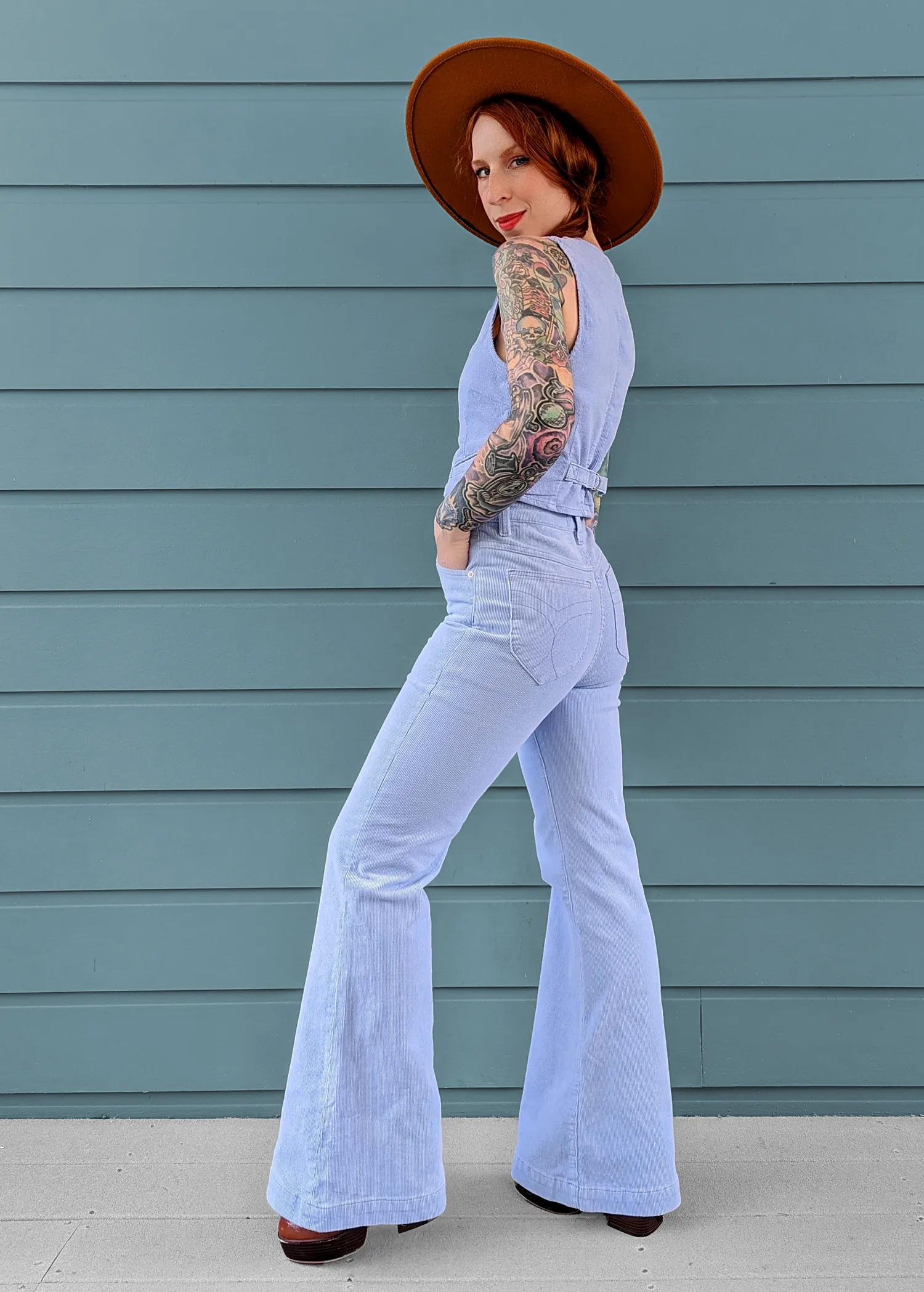 Wisteria Corduroy Eastcoast Flares