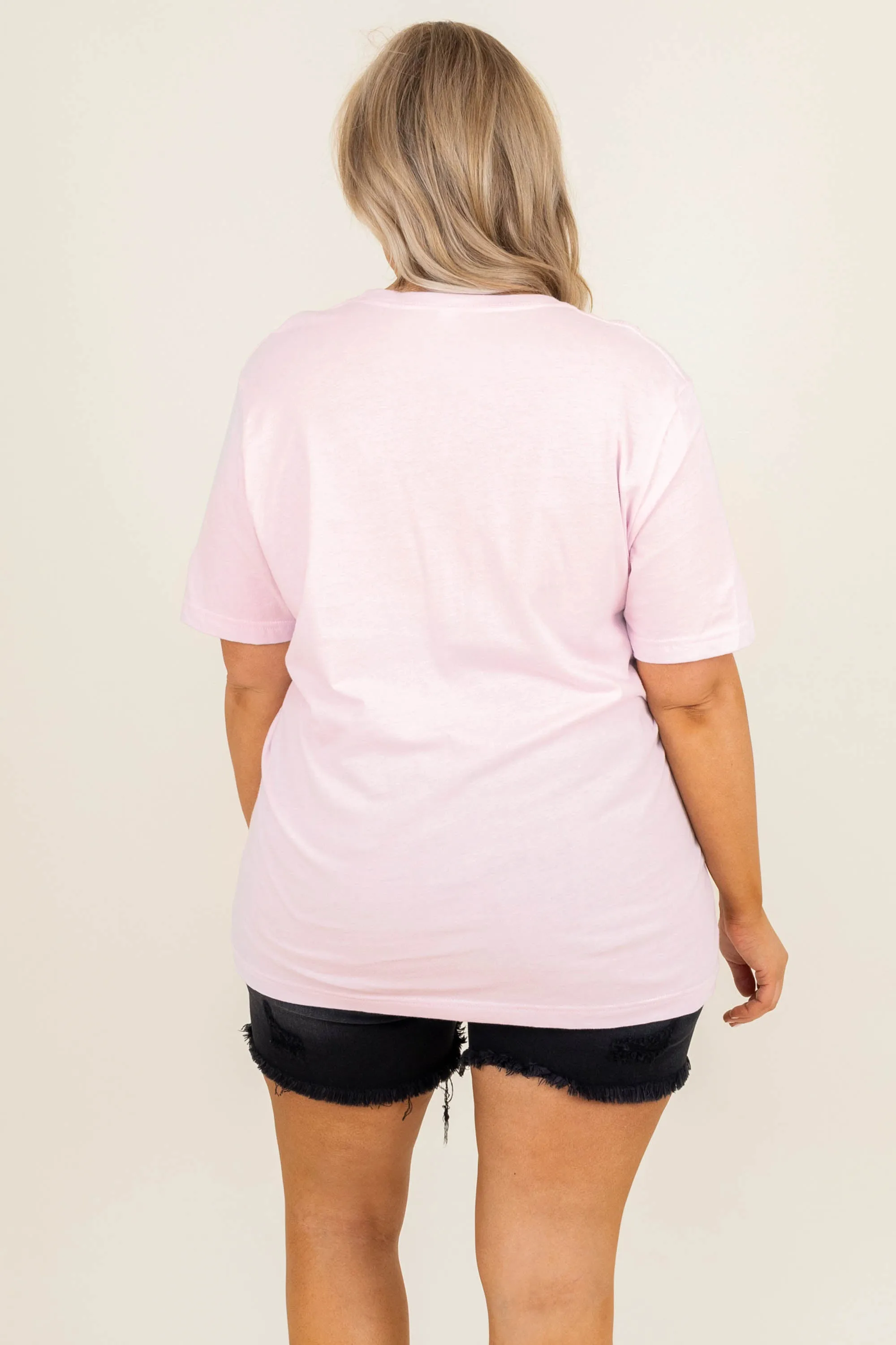 Woke Up Like This Tee, Soft Pink