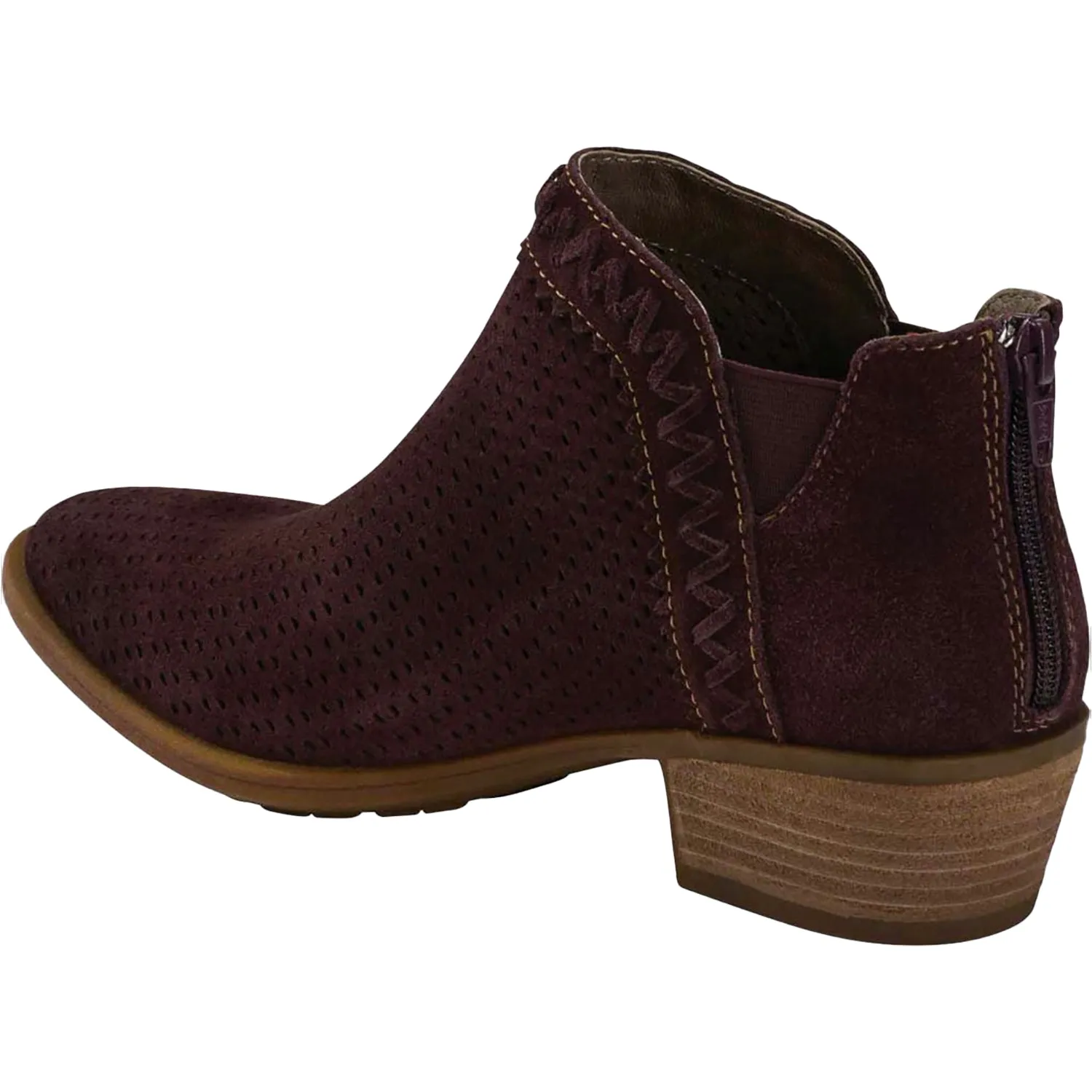 Women's Earth Peak Perry Burgundy Suede