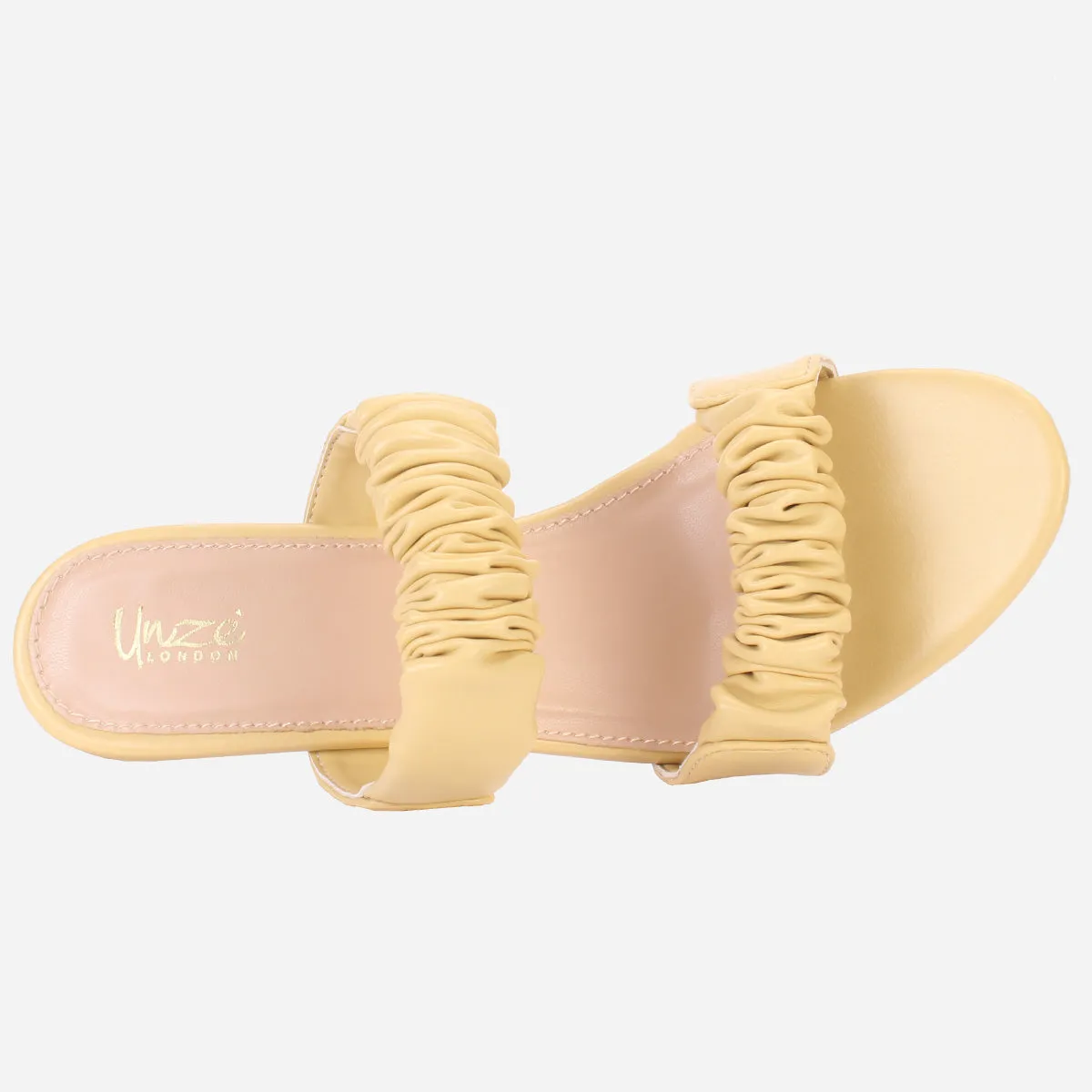 Womens "CLAUDIA" Stiletto Heeled Slip on Sandals