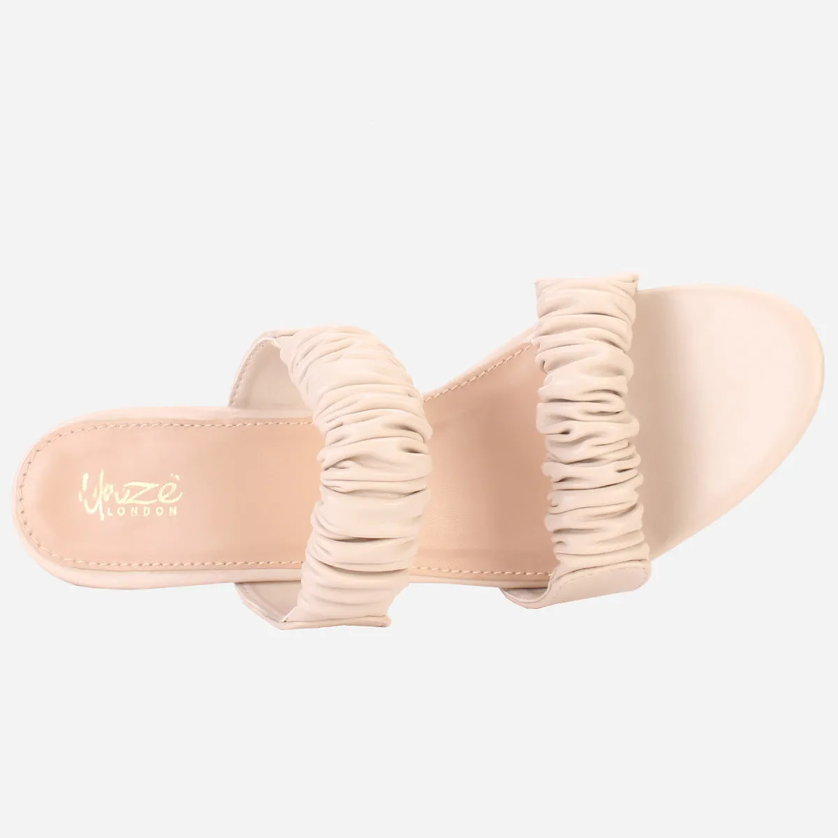 Womens "CLAUDIA" Stiletto Heeled Slip on Sandals