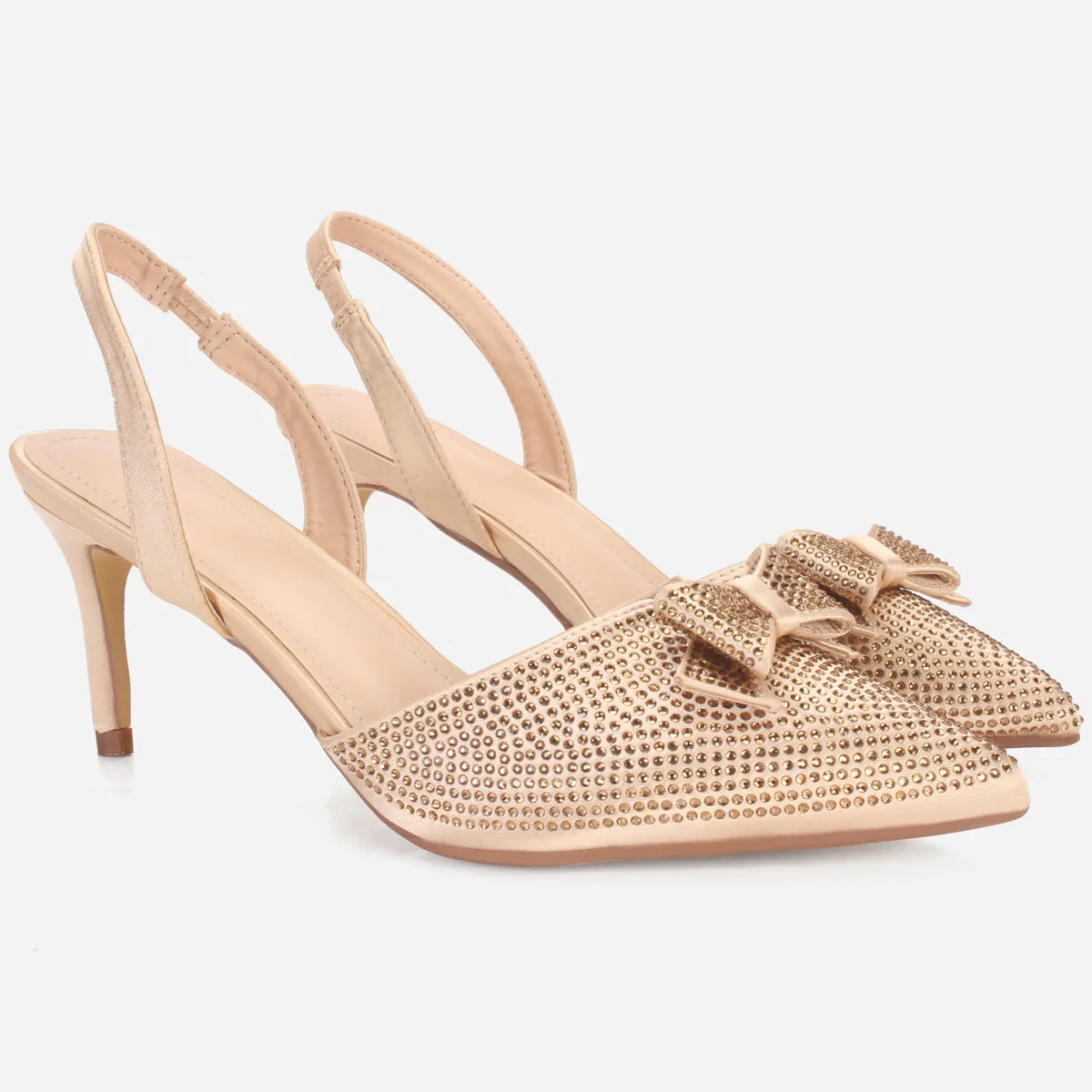 Women's "JUDY" Bow Accented Sandals