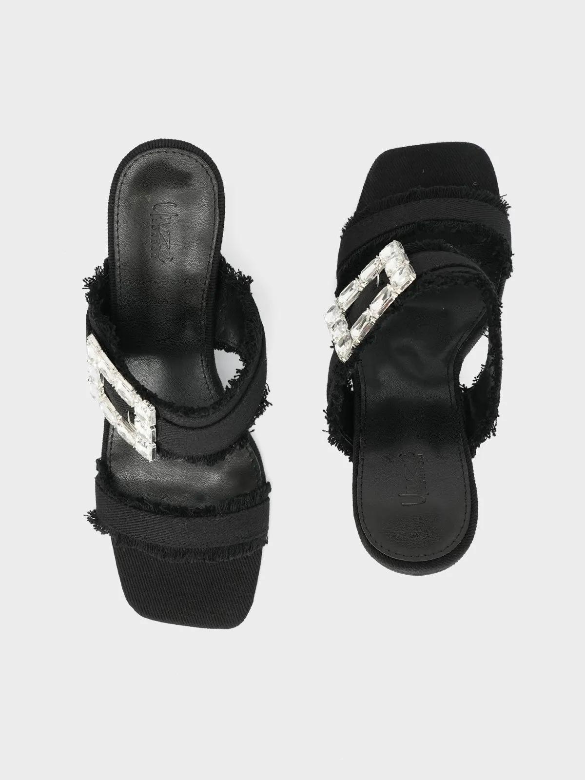 Women's "PARIZA" Decorated Slip On Sandals