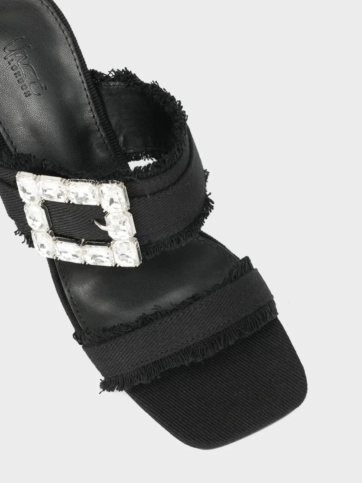 Women's "PARIZA" Decorated Slip On Sandals