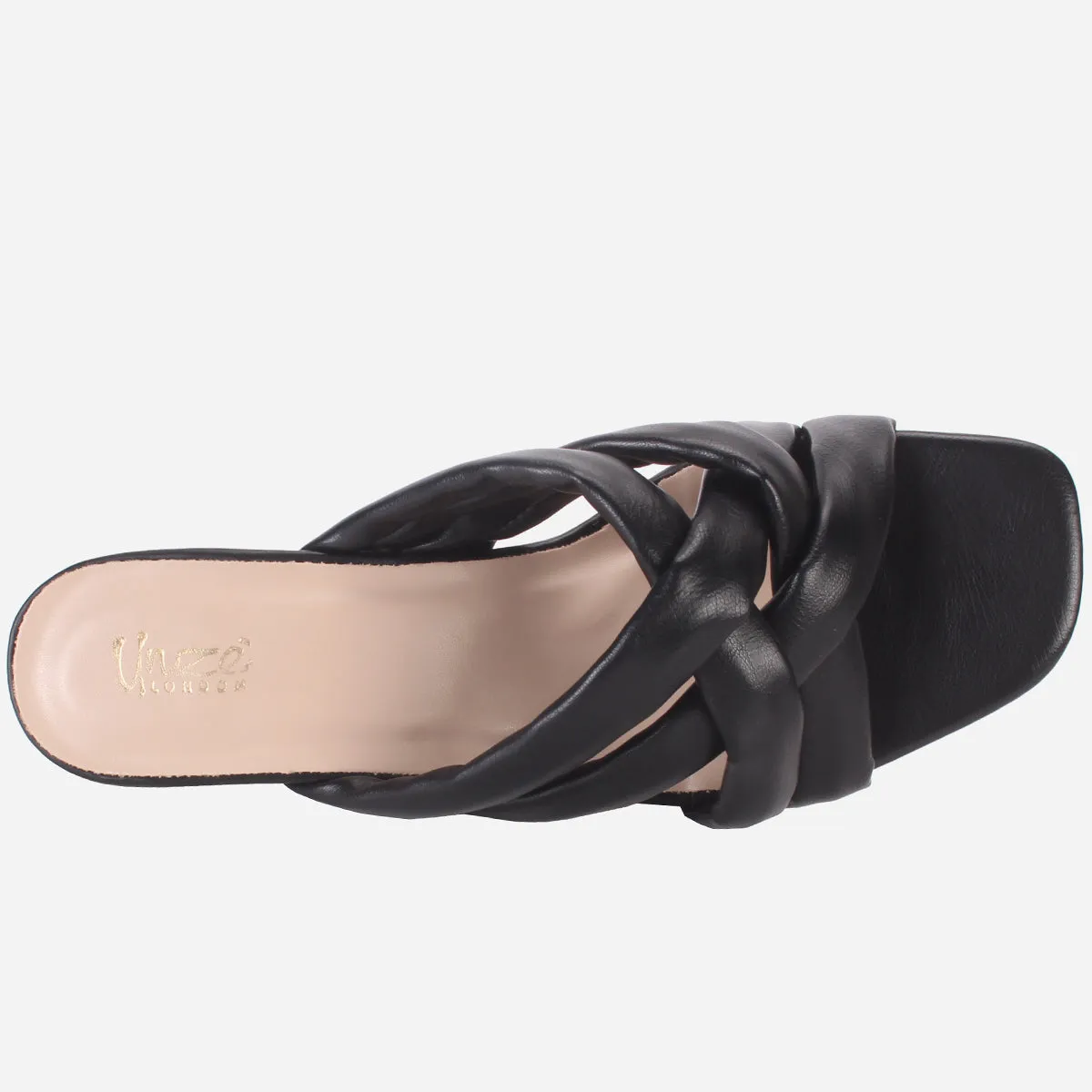Womens "SHARALYINE" Crossover Slide In Summer Sandals