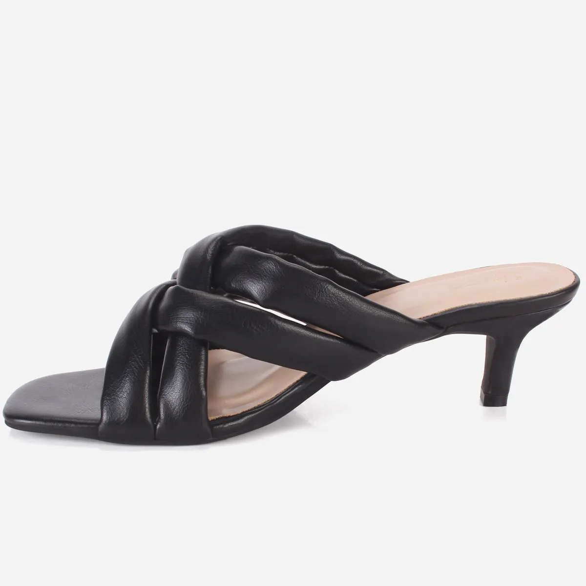 Womens "SHARALYINE" Crossover Slide In Summer Sandals