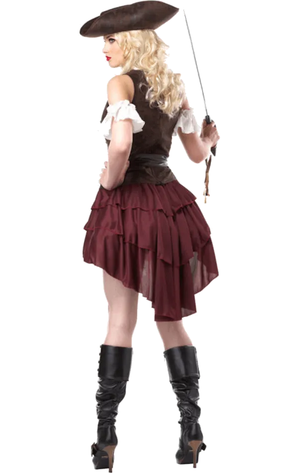 Womens Sexy Swashbuckler Pirate Costume