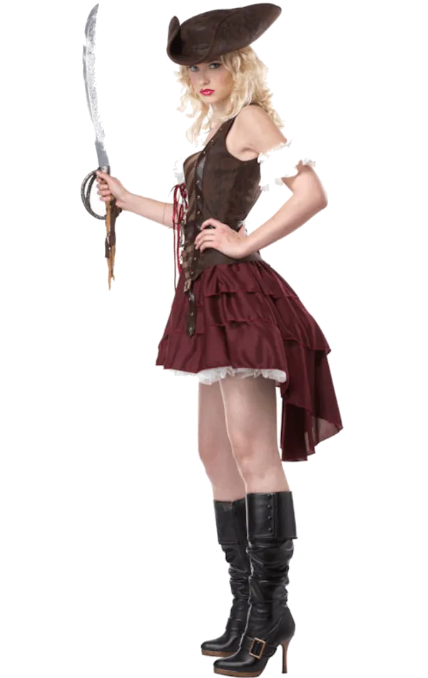 Womens Sexy Swashbuckler Pirate Costume