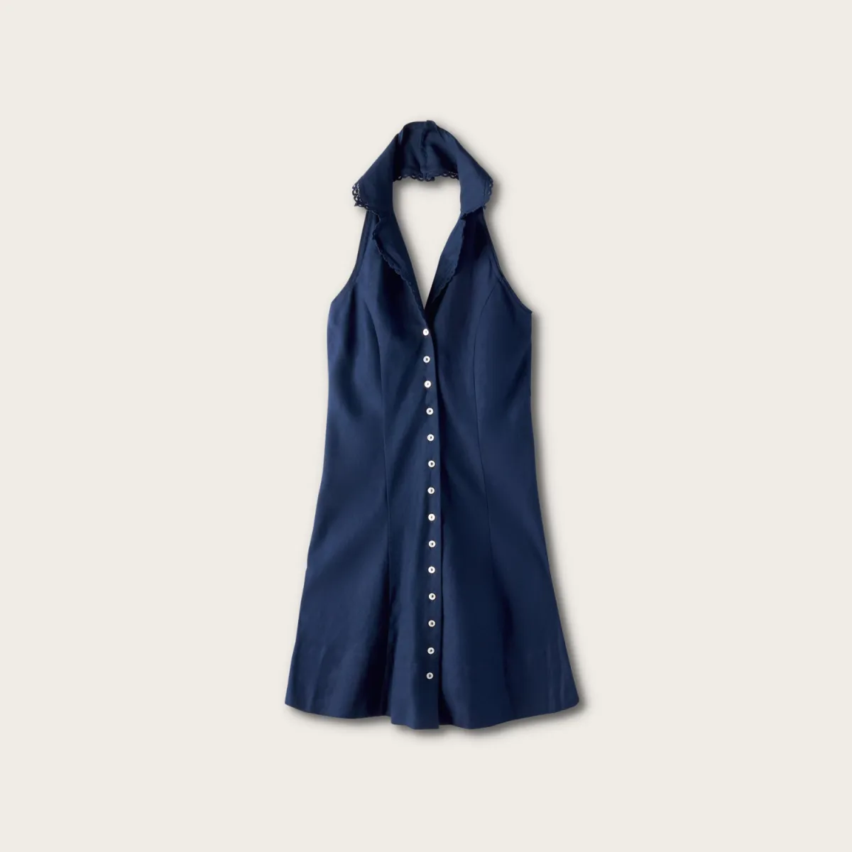 Women's Sleeveless Collared Mini Dress