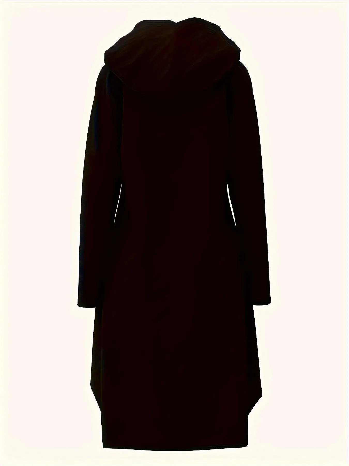 Womens Stylish MidLength Hooded Dress with Kangaroo Pocket