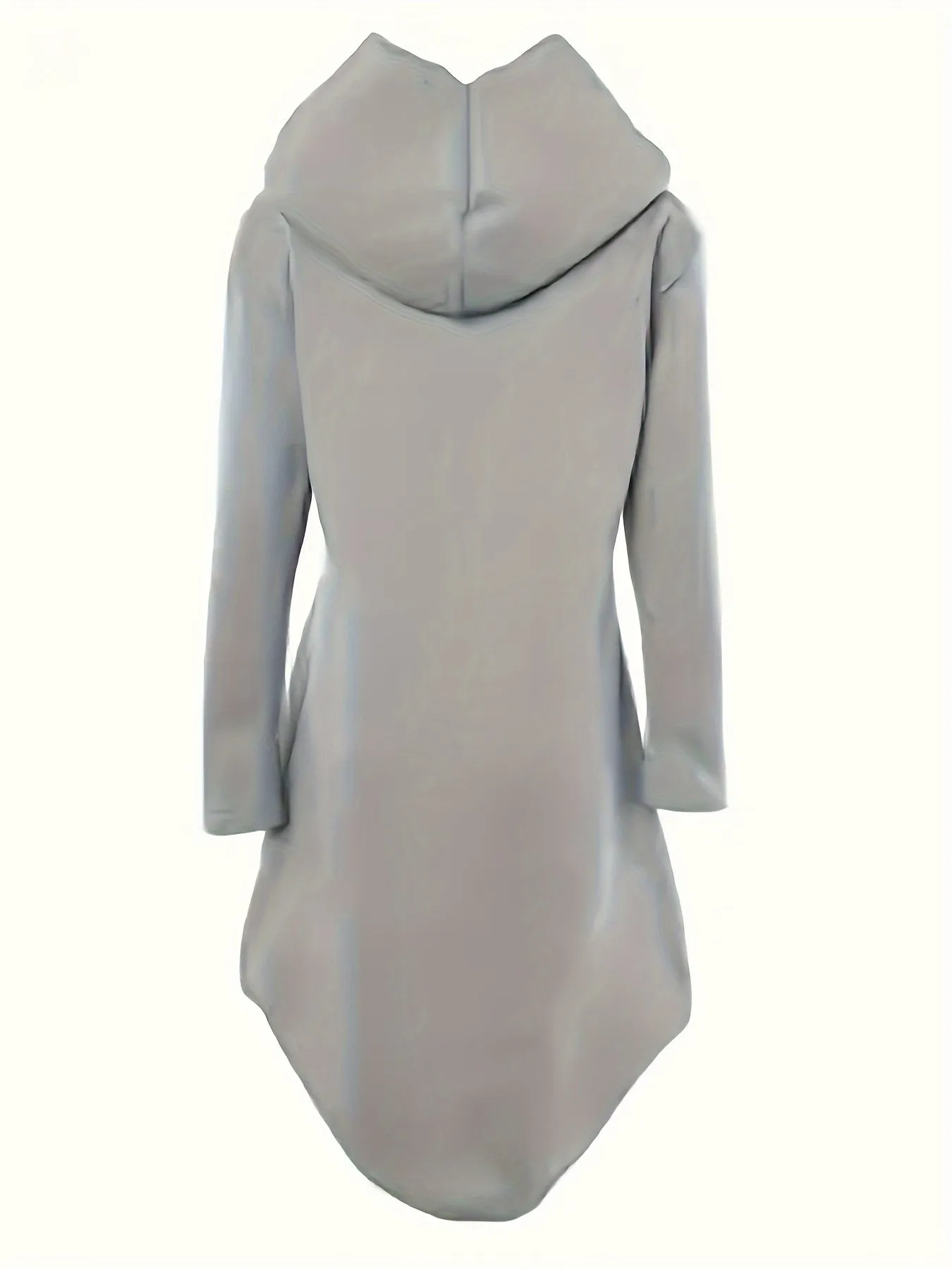 Womens Stylish MidLength Hooded Dress with Kangaroo Pocket