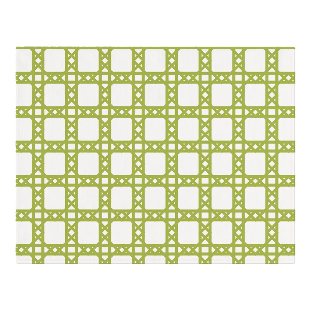 Woven Placemat - Chippendale Green