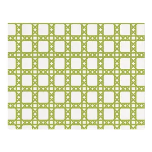 Woven Placemat - Chippendale Green