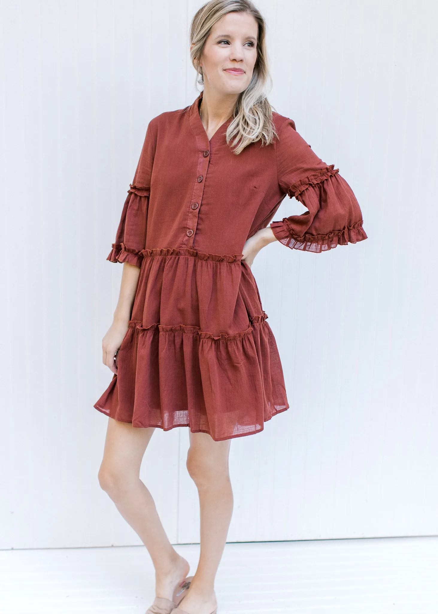 X Persimmon Dress